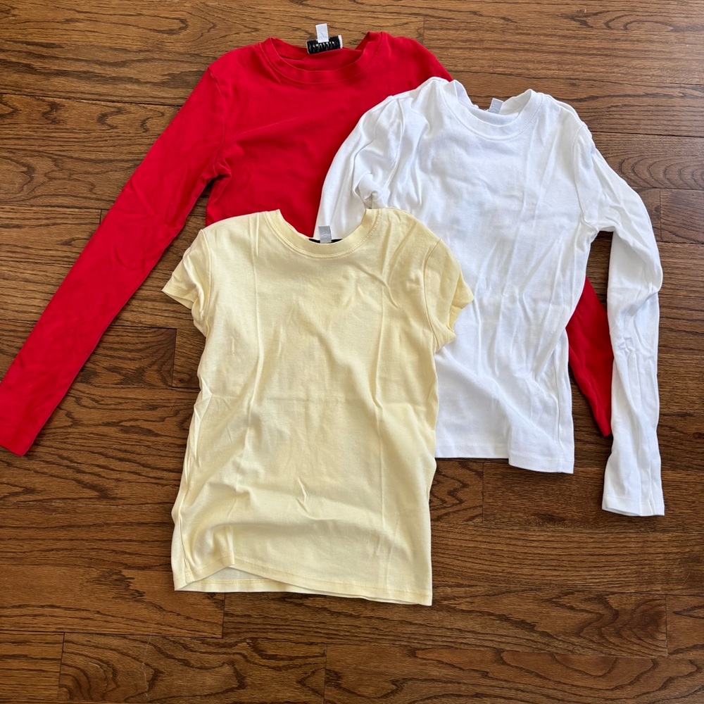 NWOT 100% Cotton Medium Top Shop Tee Bundle